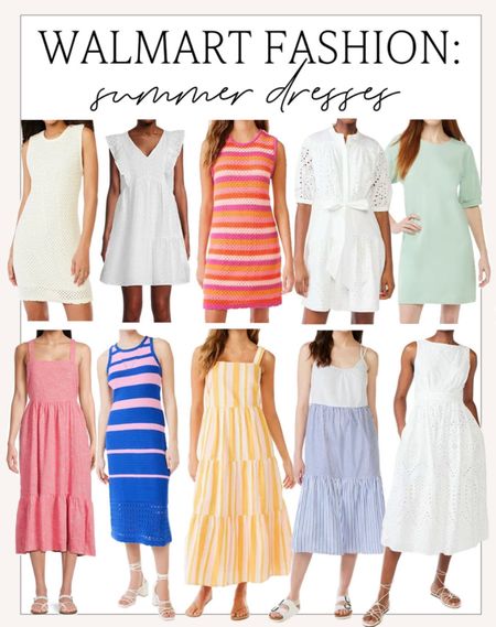 Pretty and affordable summer dresses from Walmart! 

#walmartfashion #summerdresses 

#LTKunder50 #LTKstyletip #LTKSeasonal