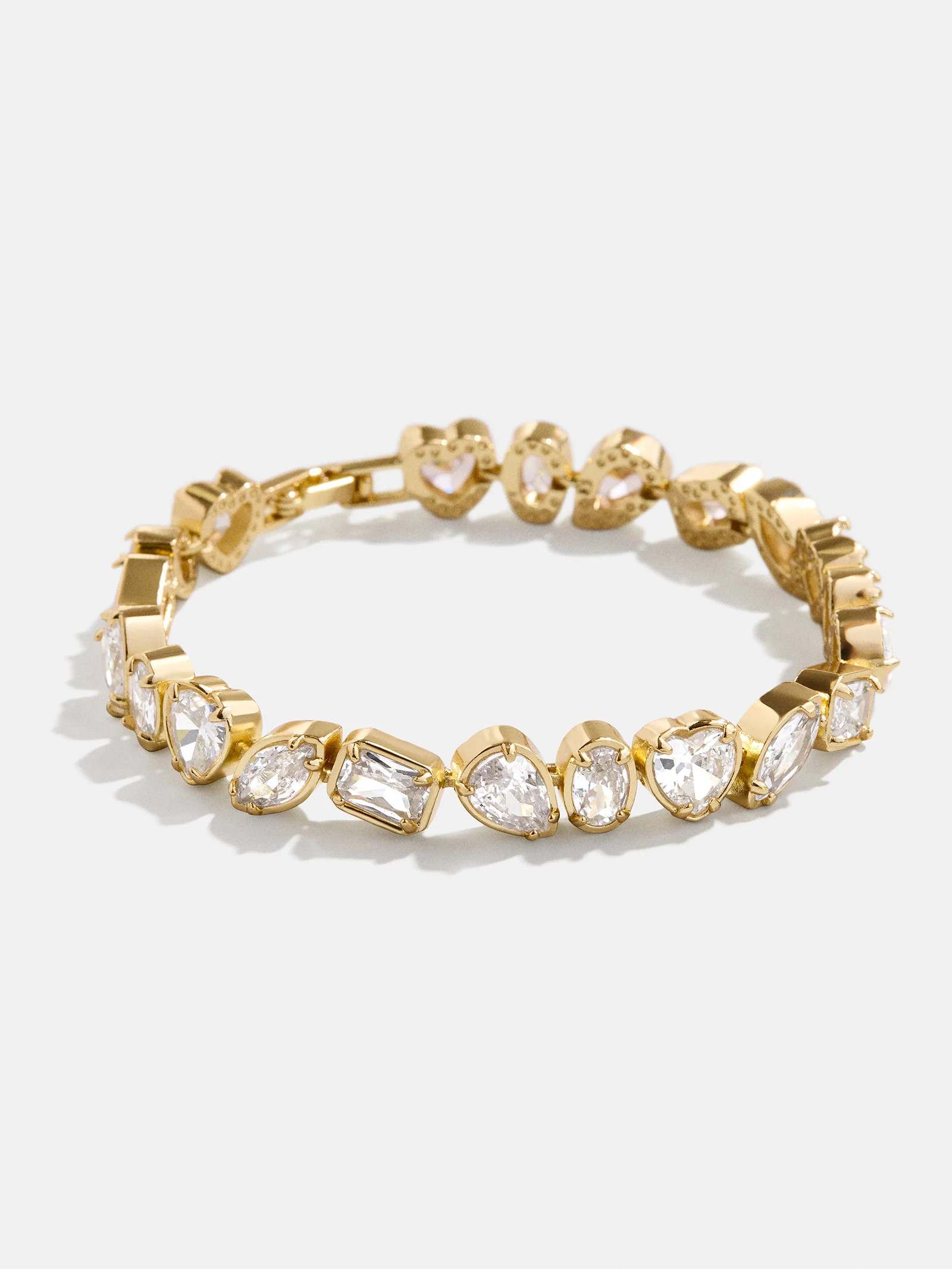 Eva Tennis Bracelet - Gold/Pavé | BaubleBar (US)