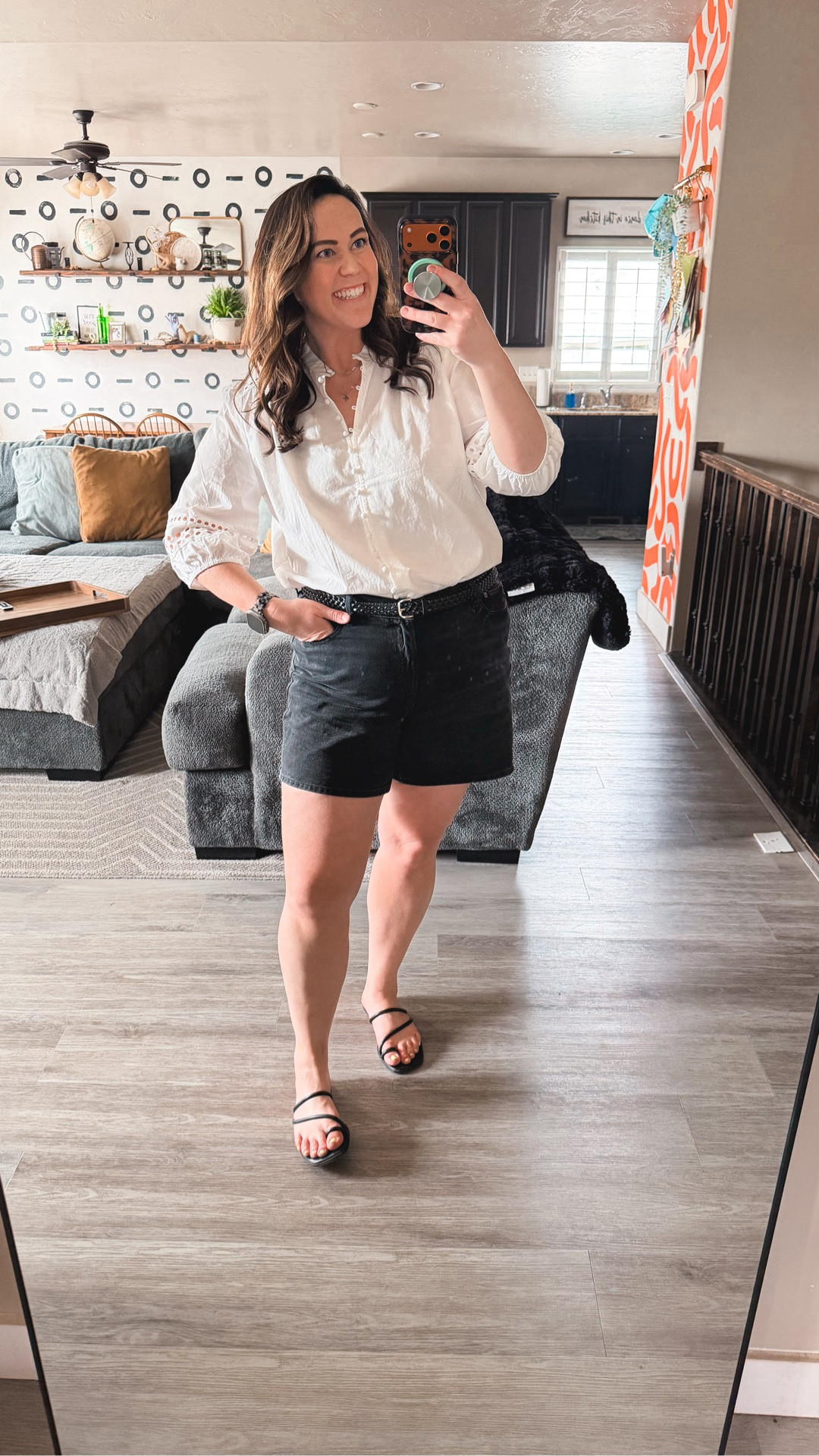 Gotta find us some cute Amazon shirts that just work for every occasion 🤷🏻‍♀️ 

Shirt XL 
Shorts 16 @American Eagle Outfitters

#LTKMidsize #LTKTall #LTKWorkwear