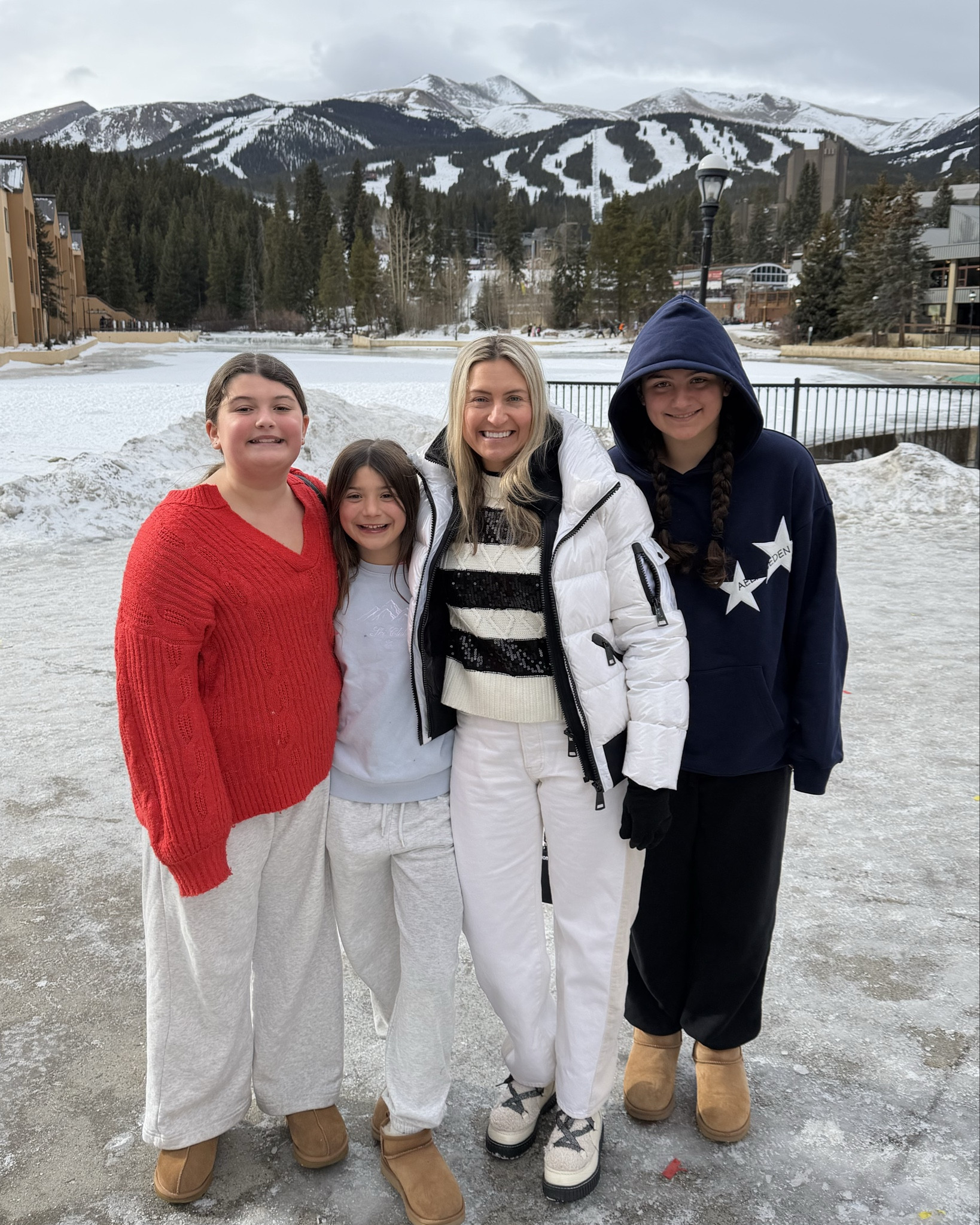 Jean I wore on repeat and will be perfect for Winter are on SALE!  Love love love.  I’m in 27 and they fit a little loosely.  Apre ski outfit 

#LTKTravel #LTKootd #LTKFindsUnder100
