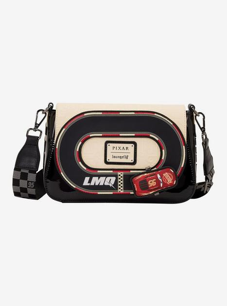 Loungefly Disney Pixar Cars Lightning McQueen Racetrack Crossbody Bag | BoxLunch