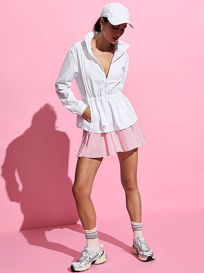VSX ActiveFlex Cinched Full-Zip Jacket, White/ivory, M - Women's Jackets & Outerwear - Victoria's Secret | Victoria's Secret (US / CA )