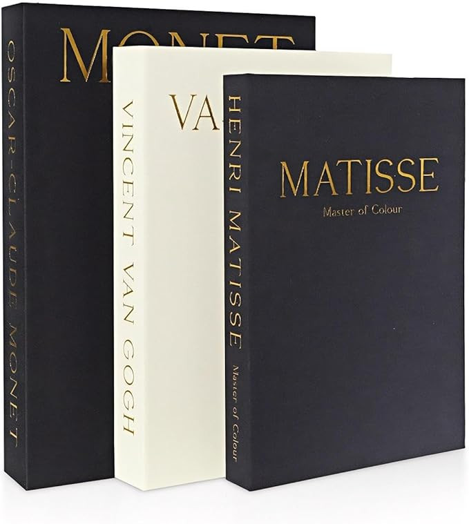 Set of 3 Linen Decorative Books for Home Decor,Modern Faux Decor Book for Decoration,Aesthetic Fa... | Amazon (US)