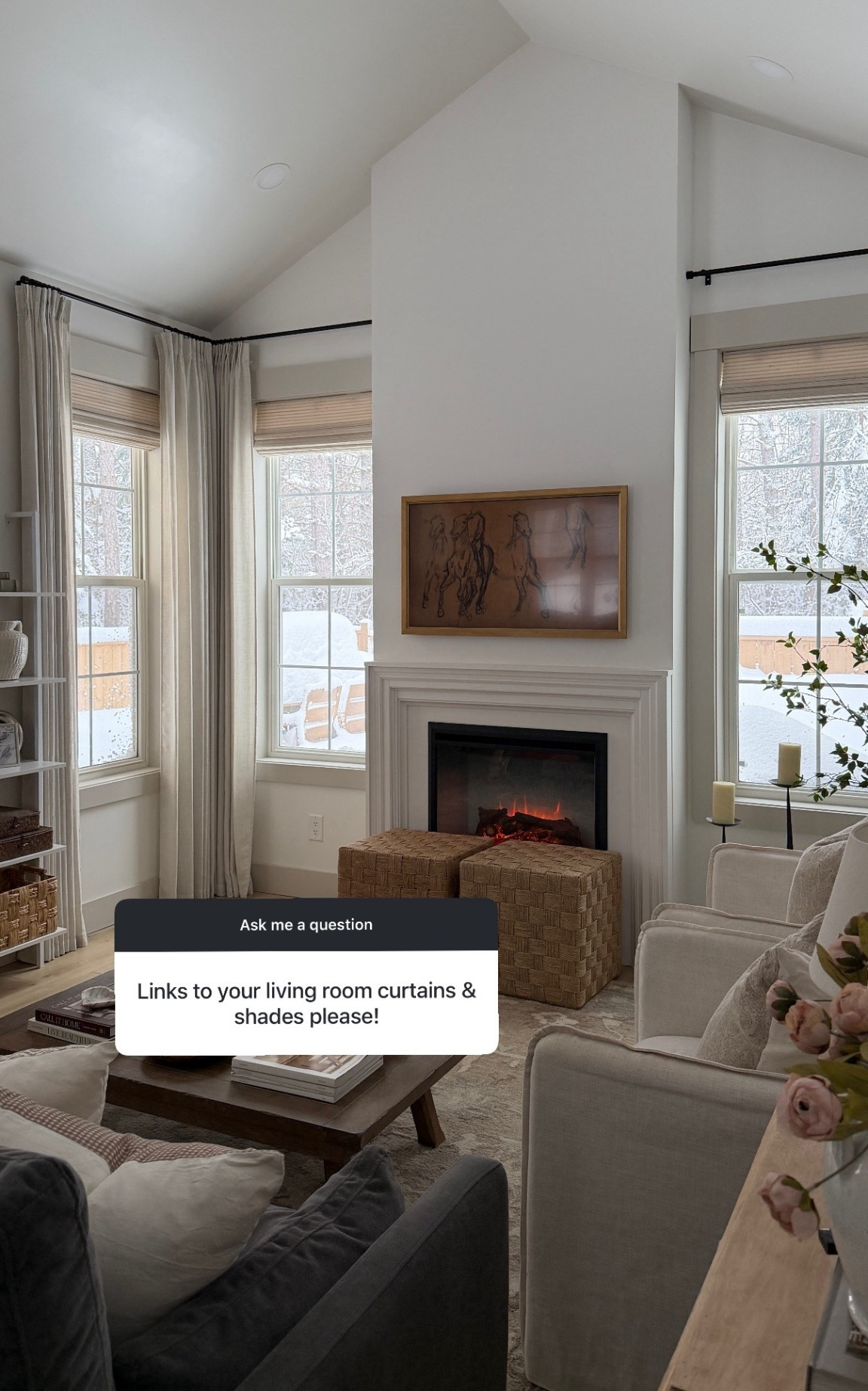 Living room curtains & shades links! You can use code HARBORANDPINE for a discount on the shades 🤍

#LTKHome #LTKFindsUnder100 #LTKFindsUnder50