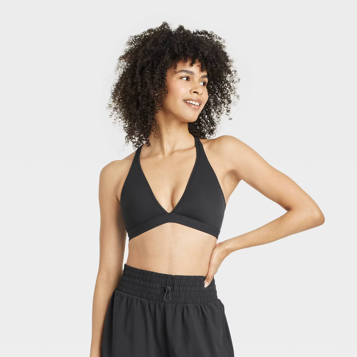 Women's Everyday Soft Light Support Triangle Sports Bra - All In Motion™ | Target