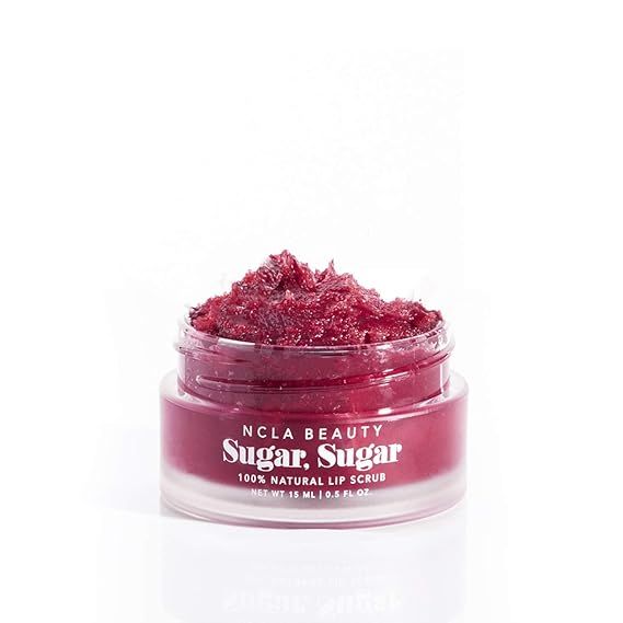 NCLA 100% Natural, Vegan Sugar, Sugar Lip Scrub (Black Cherry) | Amazon (US)