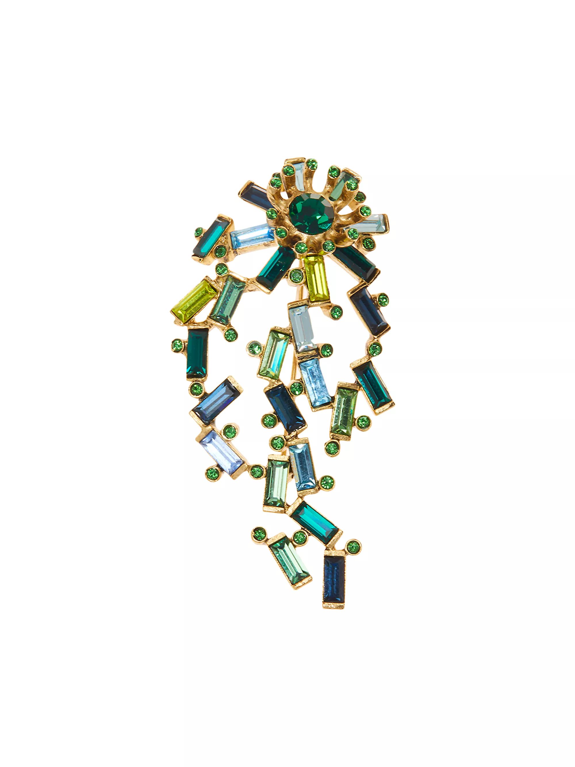 Goldtone & Glass Crystal Comet Brooch | Saks Fifth Avenue