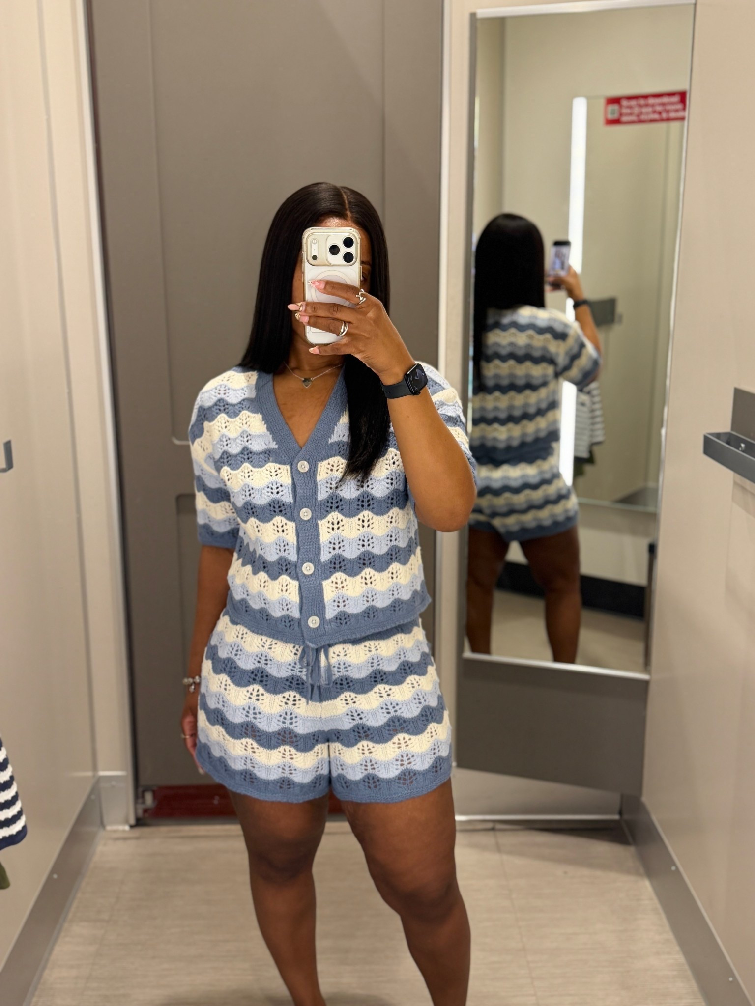 Wearing a size Xs in the top and a small in the bottom. This set is super cute for the summer time and love the sweater look. It’s not heavy at all and very breathable. 

#LTKPetite #LTKSeasonal #LTKU