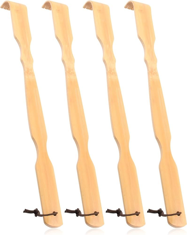 Renook Wooden Bamboo Back Scratcher, 17" Natural Handmade Back Scratchers for Men and Women, New ... | Amazon (CA)
