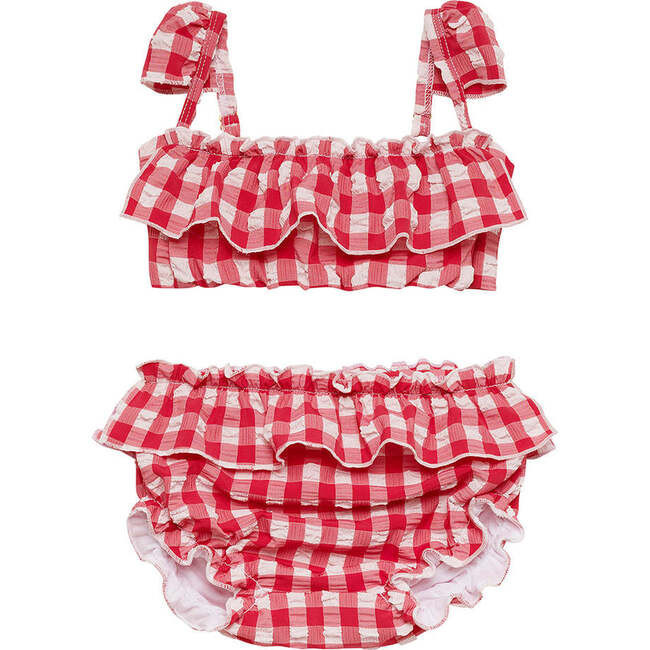 Red Gingham Mini Cabana Set | Maisonette