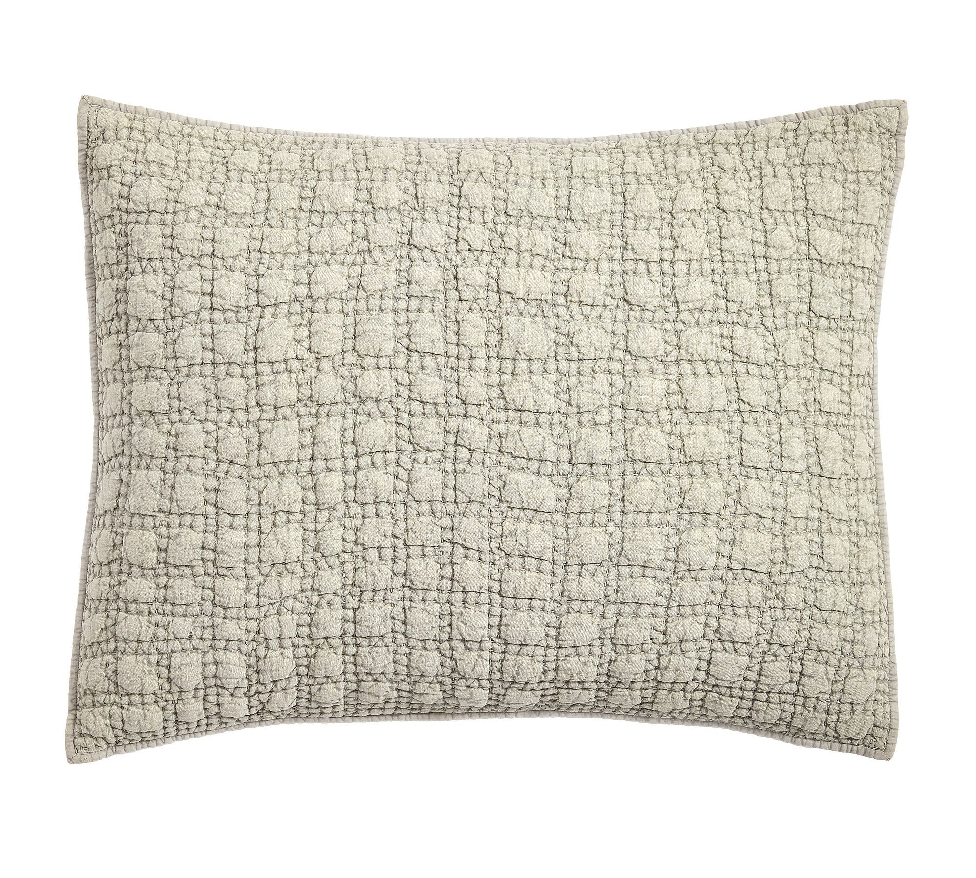 Linen Garment Wash Wash Quilt Shams | Pottery Barn (US)