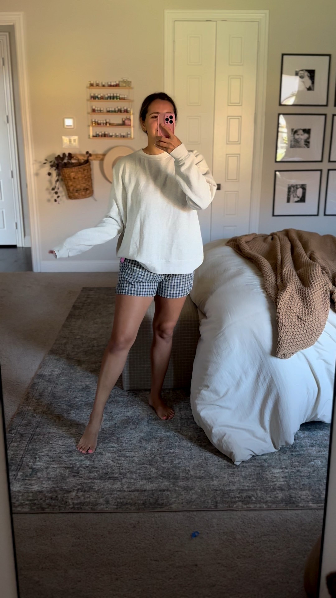 I sized up in the shorts!

Boxer shorts // cozy fall fashion // target sweatshirt // oversized sweatshirt // school drop off outfit 

#LTKStyleTip #LTKFindsUnder50