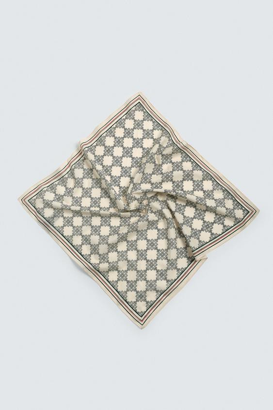 GEOMETRIC PRINT BANDANA | Zara US