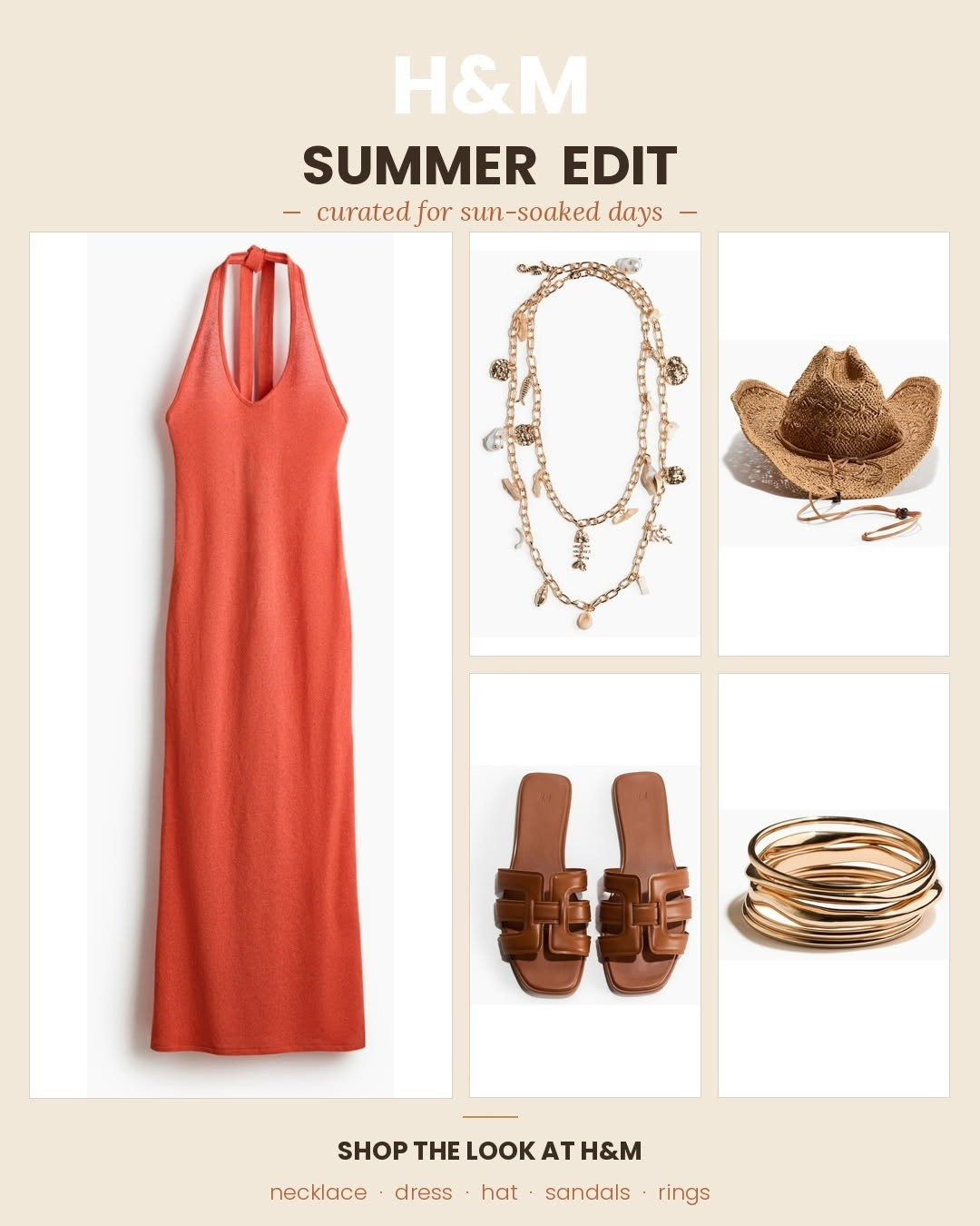 Summer Edit. Outfit inspo. H&M 

