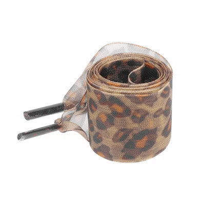 INSPIRE CHIC Leopard Ribbon Pattern Flat Wide Lace Shoelaces for Sneakers 1 Pair 100×4cm/39.4"×1.6" Brown 4cm Width | Target
