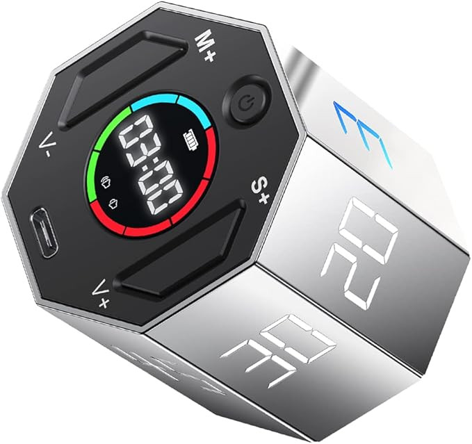 Innovation Pomodoro Timer 2.0 , Visual Timer for Office Productivity, Magnetic Kitchen Timer with... | Amazon (US)