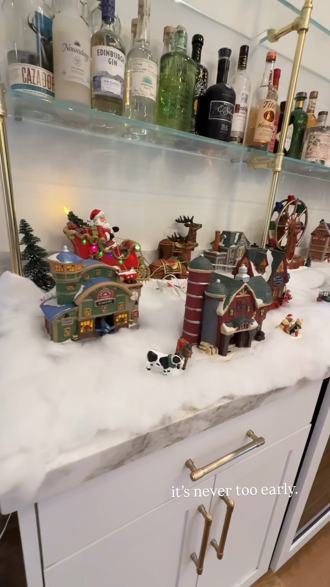 Can’t get over this Christmas village!