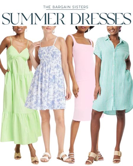 Summer Dresses 

| Target Finds | Target Fashion | Sundress | Floral Dress | Shirtdress | Maxi Dress | Midi Dress | Summer Outfit | Summer Fashion 

#LTKSeasonal #LTKFindsUnder50 #LTKU