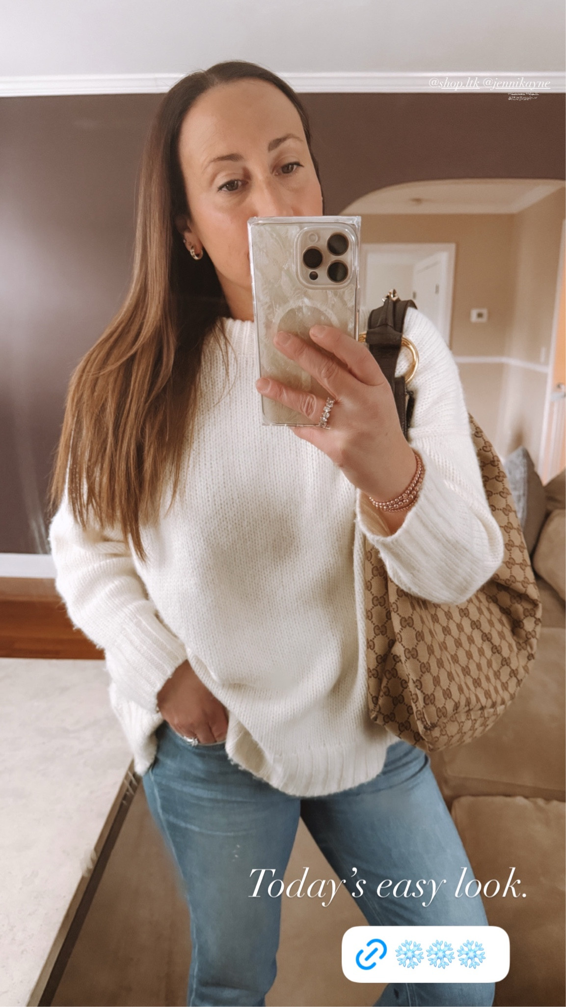 Casual winter outfit. Work outfit.  I love this sweater. It’s the softest cashmere. The neutral color goes well with any pant or skirt. It has an oversized fit too which is flattering for a casual look. //. Work wear. Winter outfit. Casual. Sweater. Boots. 

#LTKSeasonal #LTKWorkwear #LTKMostLoved