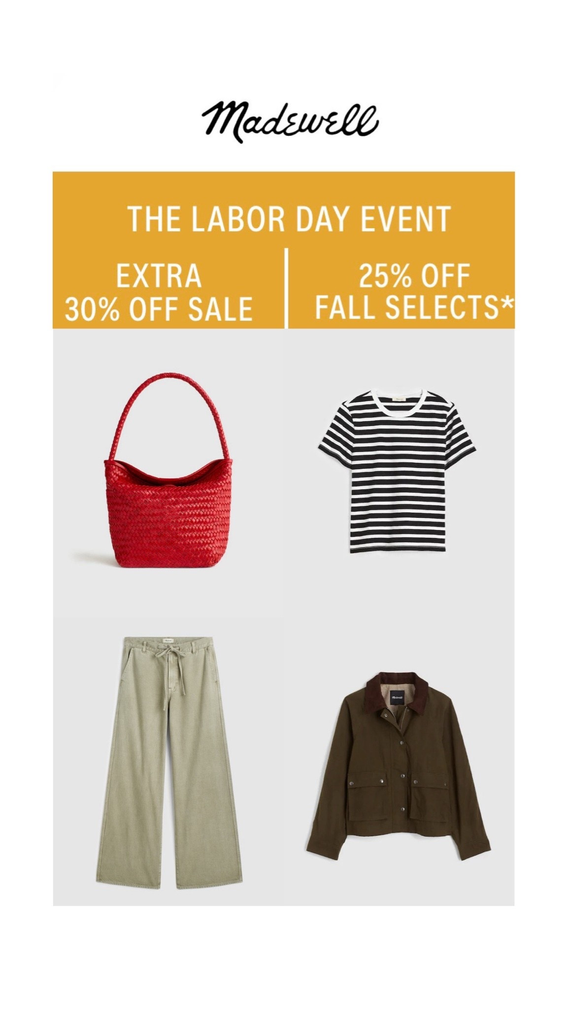 Madewell Labor Day sale

#LTKSaleAlert #LTKOver40 #LTKSeasonal