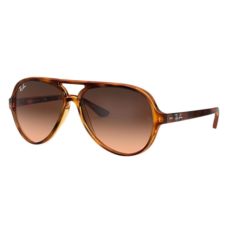 Ray-Ban Cats 5000 Classic Tortoise, Pink Lenses - RB4125 | Ray-Ban (US)