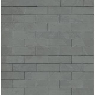 MSI Montauk Blue Slate Subway Tile 4 in. x 12 in., Floor and Wall (4.95 sq. ft./Case) SMONBLU412G... | The Home Depot