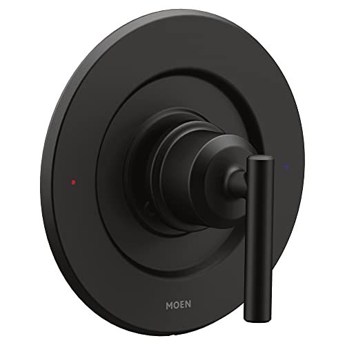 Moen Gibson Matte Black Posi-Temp Pressure-Balancing Modern Valve Trim, Valve Required, T2901BL | Amazon (US)