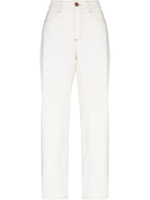 See By Chloé high-rise Cropped Jeans - Farfetch | Farfetch Global