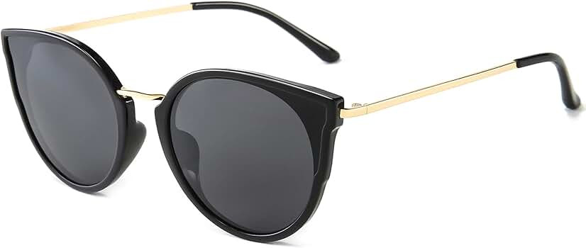 SUNGAIT Oversized Vintage Polarized Cat Eye Sunglasses for Women UV400 | Amazon (US)