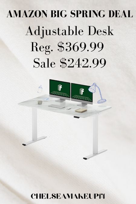 Amazon Big Spring Deal // Height Adjustable Desk 

#LTKhome #LTKsalealert