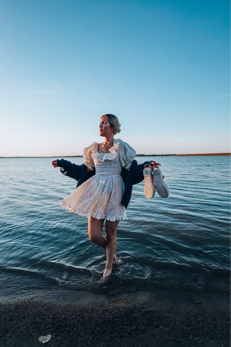 “Make your heart like a lake, with a calm, still surface, and great depths of kindness” - Lao Tzu 

Gus and I, along with my mom, ventured out to the lake for our last free weekend of the summer to watch the sunset and captured some great shots! 
Ft. this amazingly cute dress from @shopdoen and cardigan from @tradlands.  Both #sustainable brands!

#LTKSeasonal #LTKbeauty #LTKstyletip