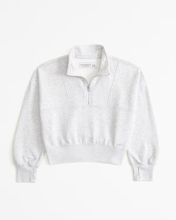 essential sunday half-zip sweatshirt | Abercrombie & Fitch (US)