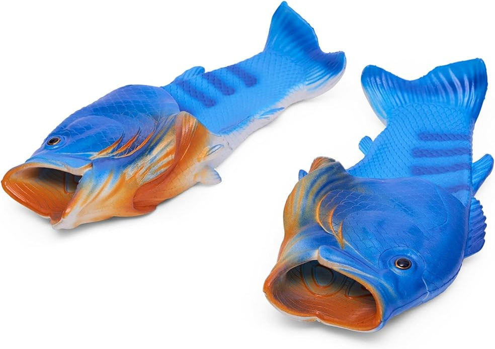 Coddies Fish Flip Flops | The Original Fish Slippers | Funny Christmas Gift, Unisex Sandals, Bass... | Amazon (US)