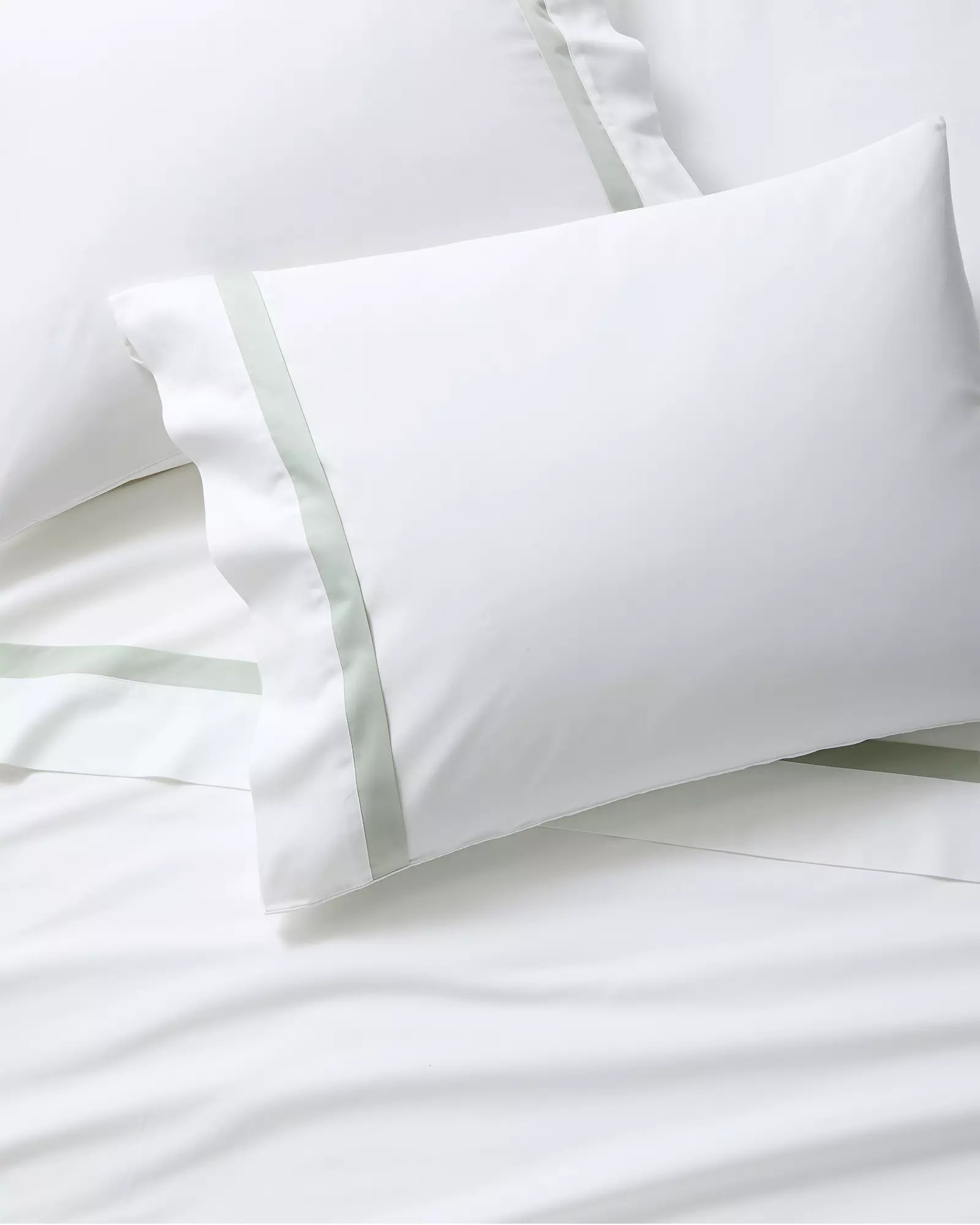 Border Frame Sateen Sheet Set | Serena and Lily