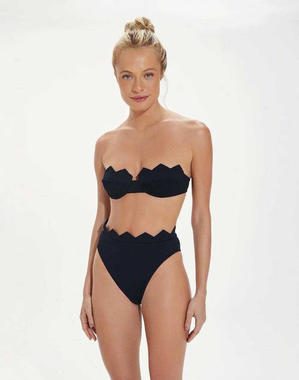 Firenze Imani Bandeau Top - Black | ViX Swimwear