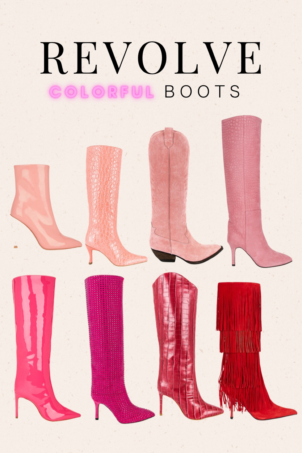 Pink and Red boots to add to your wardrobe this fall! 

#LTKSeasonal #LTKstyletip #LTKshoecrush