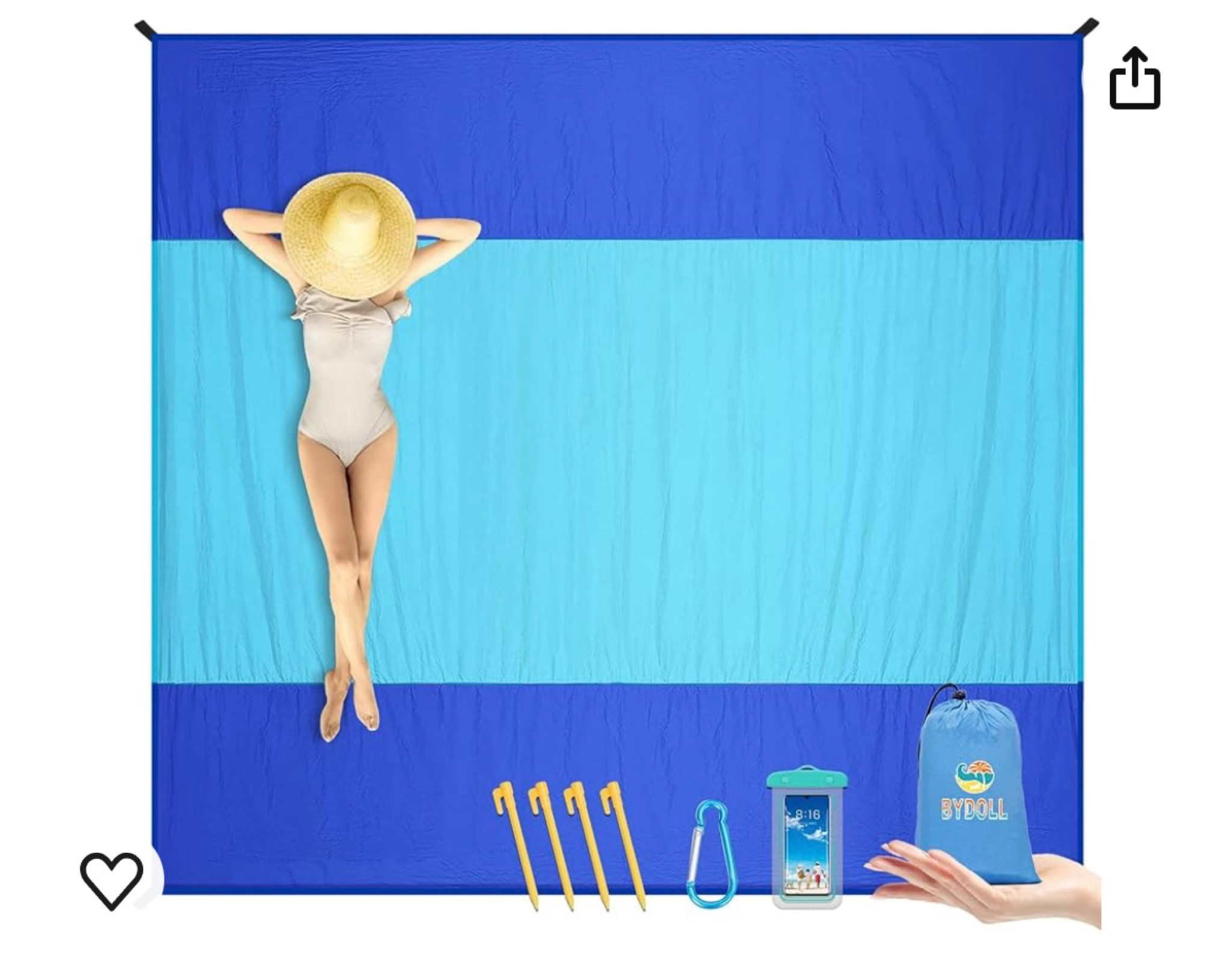 Waterproof. 
Lightweight. 
Blanket/tarp 
Amazon 
Beach 

#LTKTravel #LTKSwim #LTKFamily