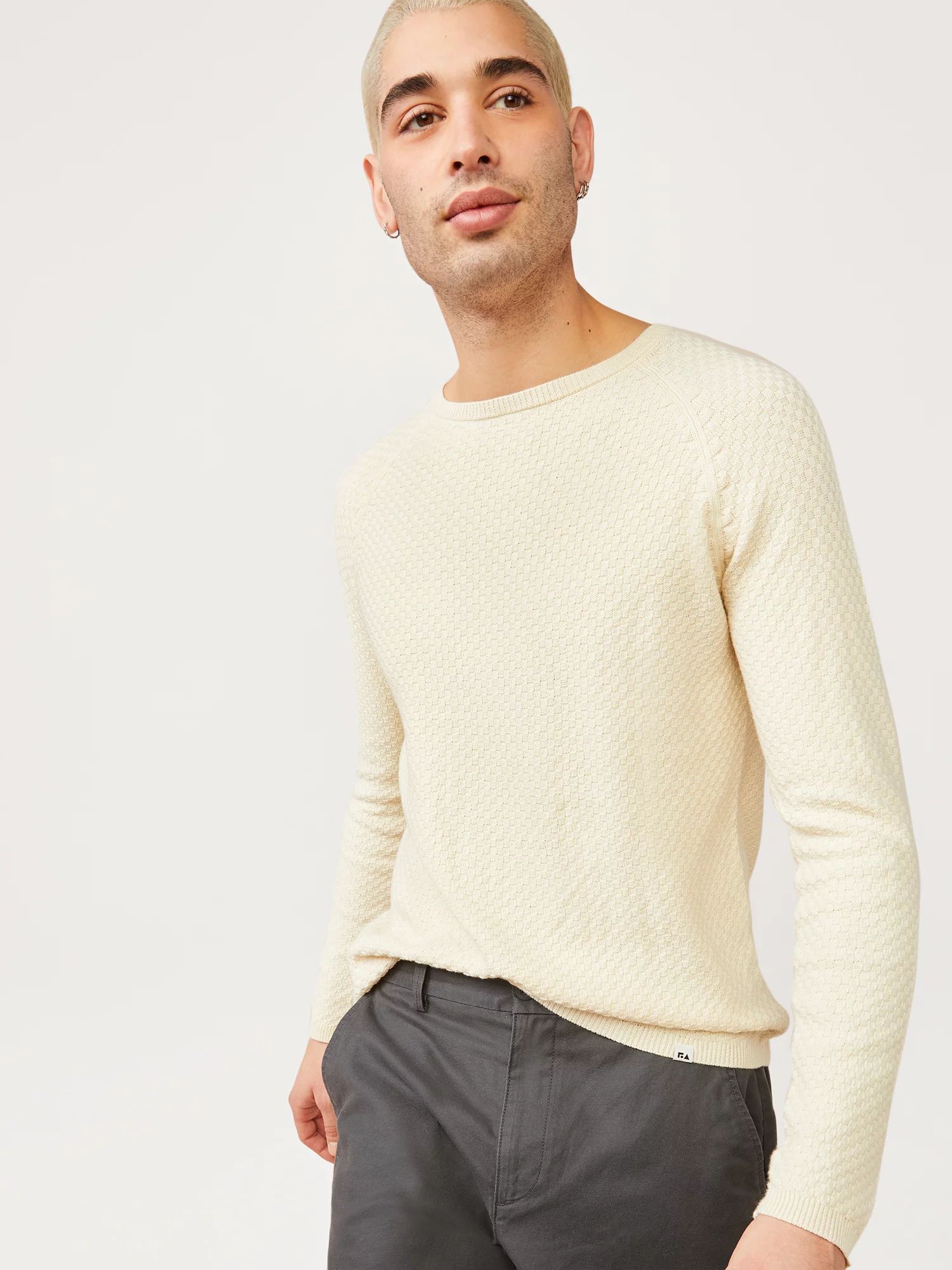 Free Assembly Men's Raglan Sweater | Walmart (US)