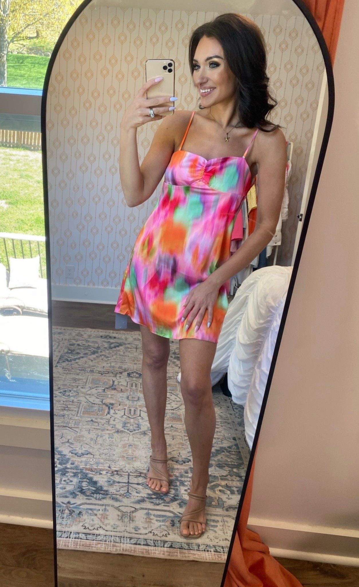 Cutest little pop of color with this dress! I sized up to a M because I was worried about length but wish I had stuck with a small. The straps are adjustable, but definitely go true to size! 

#LTKFestival #LTKTravel #LTKootd 

#LTKWedding #LTKTravel #LTKootd