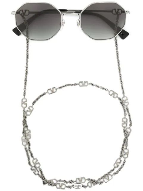 geometric-frame sunglasses | Farfetch (RoW)