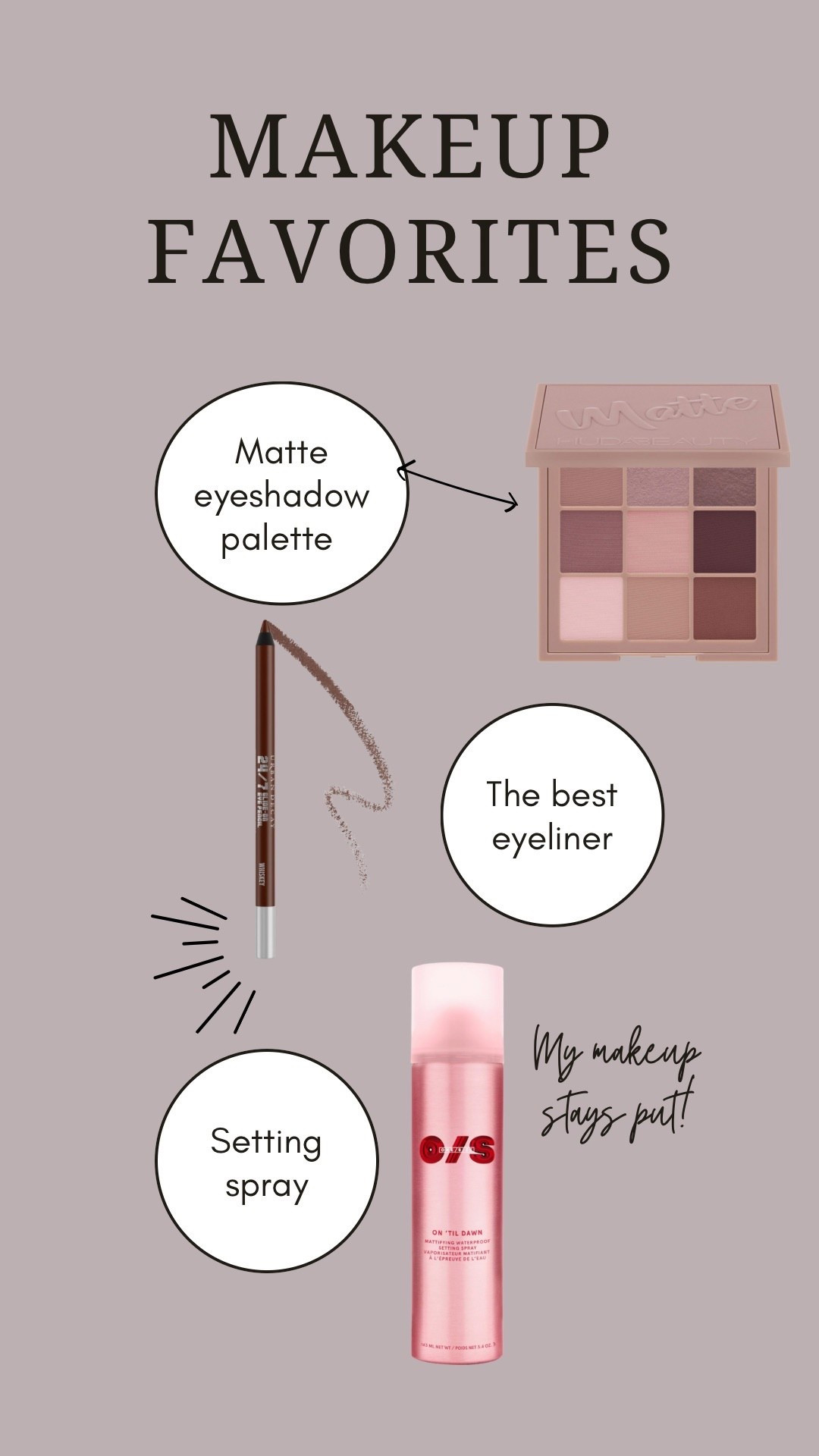 Must have makeup favorites 

#LTKOver40 #LTKBeauty #LTKFindsUnder50