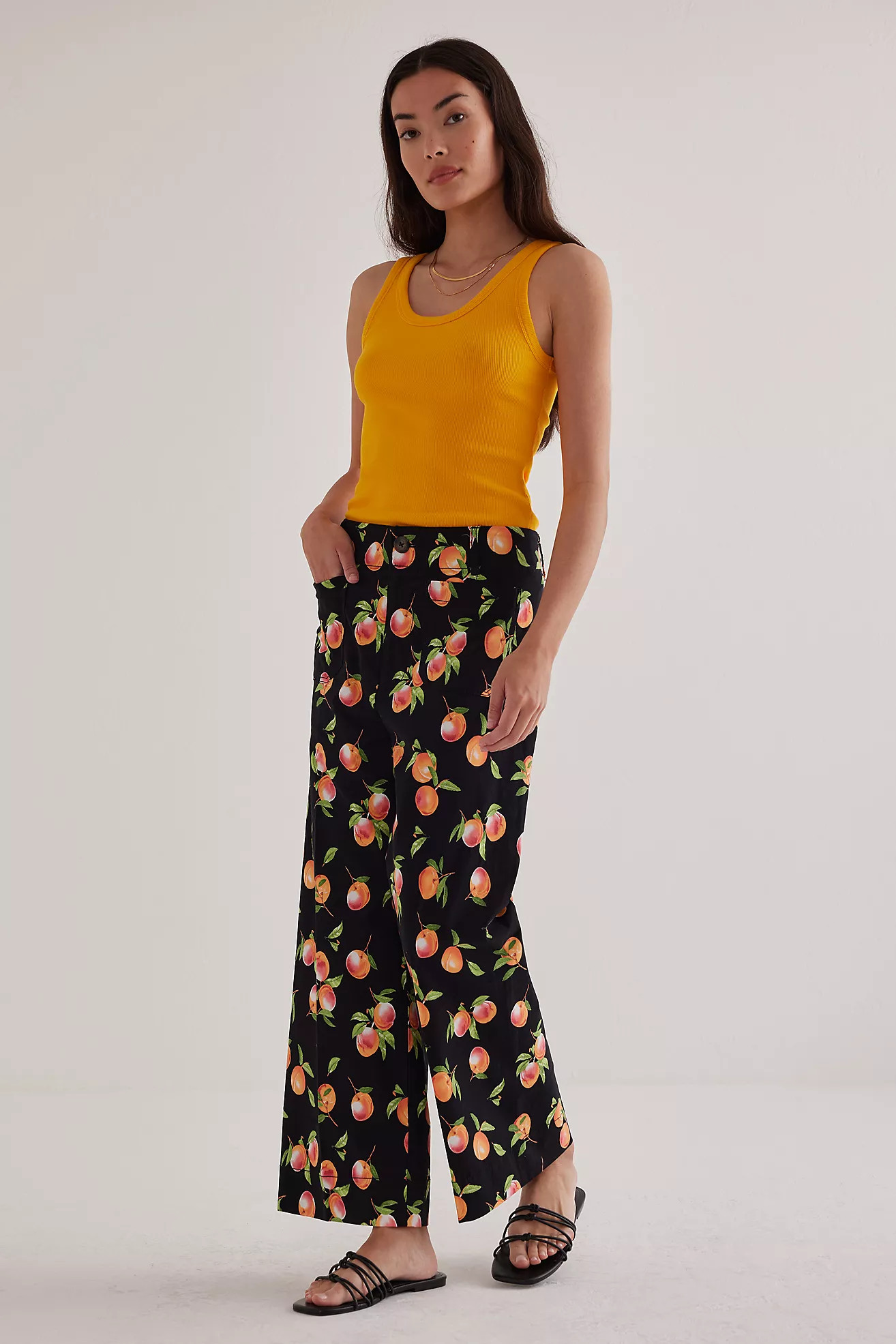 The Colette Cropped Wide-Leg Pants by Maeve | Anthropologie (US)