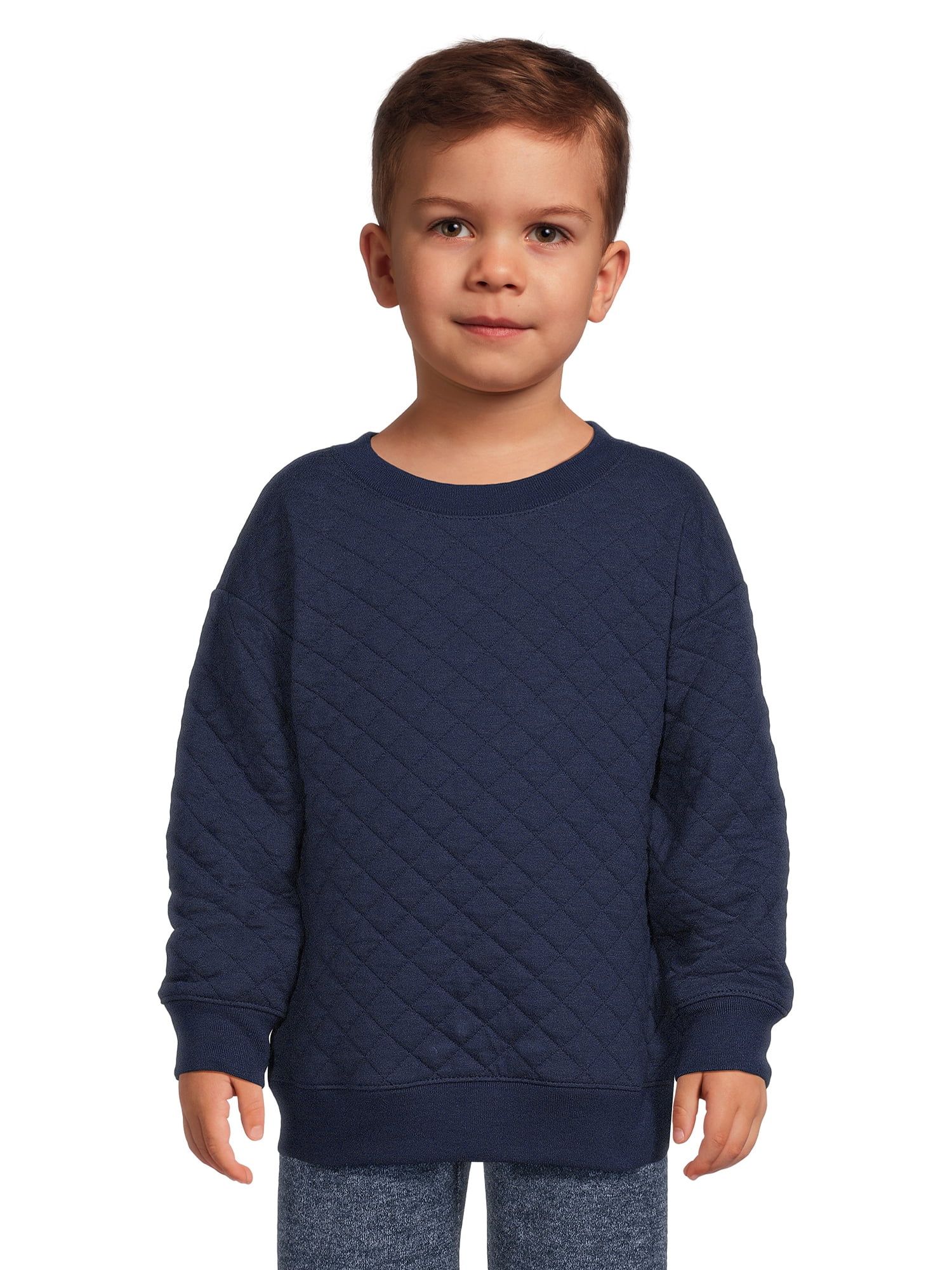Garanimals Toddler Boy Quilted Pullover Top, Sizes 12 M-5T | Walmart (US)