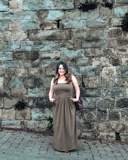 A comfy casual dress to wear to dinner! Love this army green strapless dress with pockets. 

Midsize
Curvy
Strapless dress
Comfy dress
Amazon dress
Strapless bra
Vacation dresss

#LTKsummer #LTKtravel #LTKmidsize