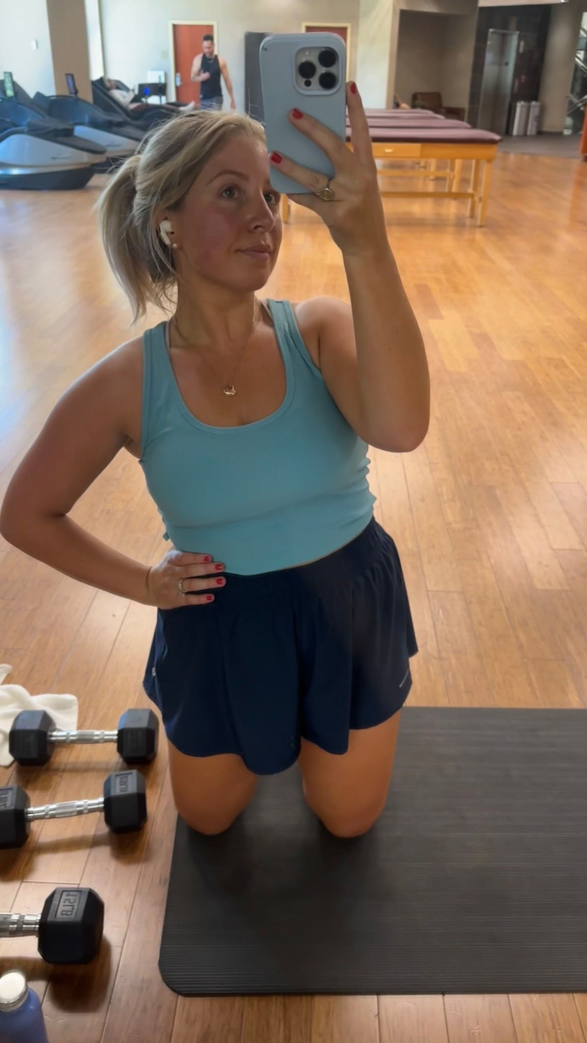 New lululemon tank and shorts are both so flattering!! 

#LTKMidsize #LTKFindsUnder100 #LTKActive