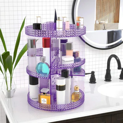 360 Degree Rotating Makeup Organizer | Wayfair North America