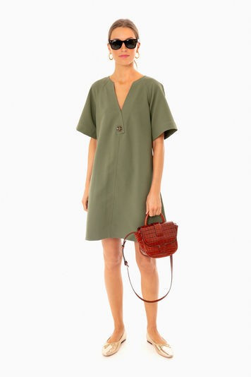 Sage Green Ines Tunic Dress | Tuckernuck (US)
