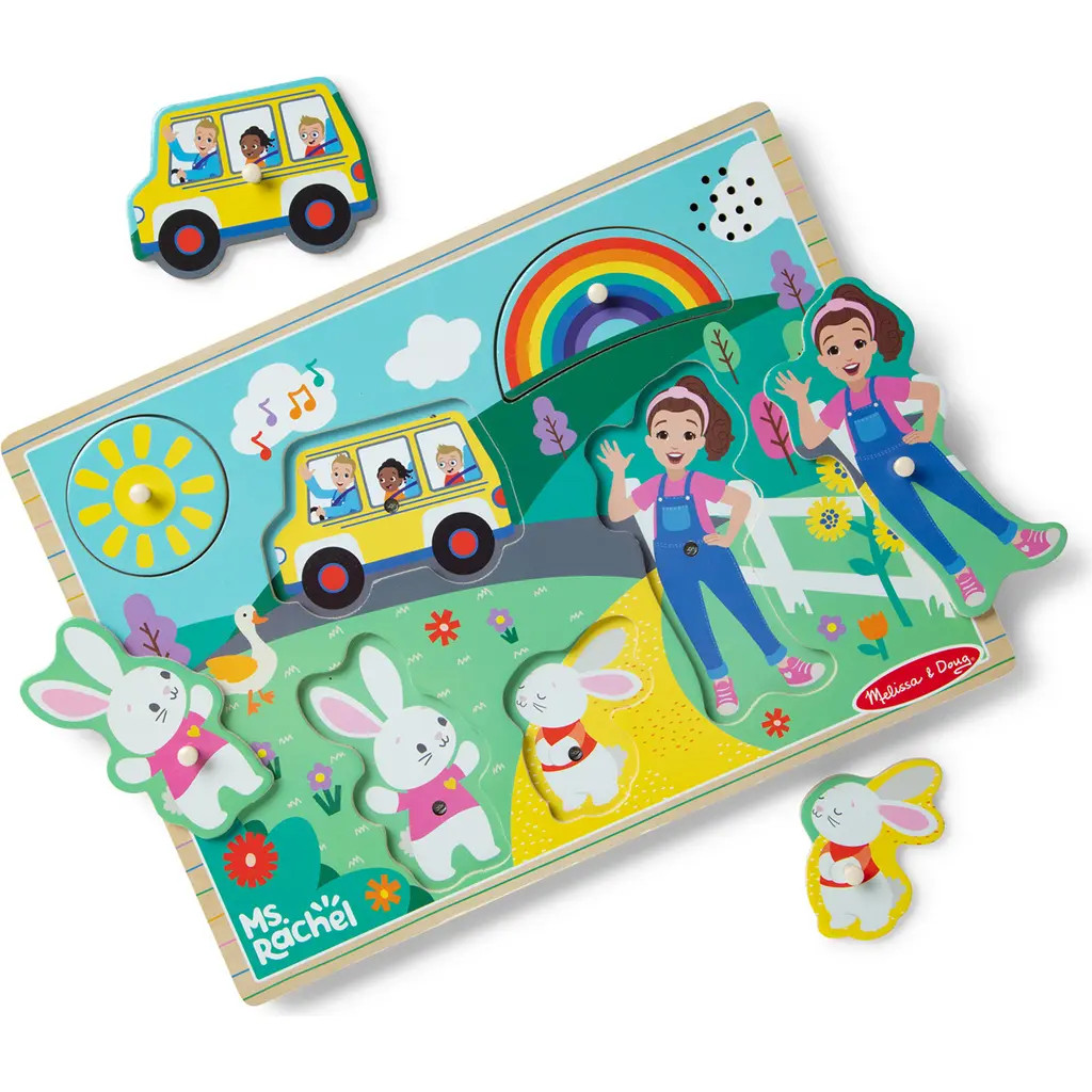 Melissa & Doug Ms. Rachel 6-Piece Wooden Song Puzzle at Nordstrom | Nordstrom