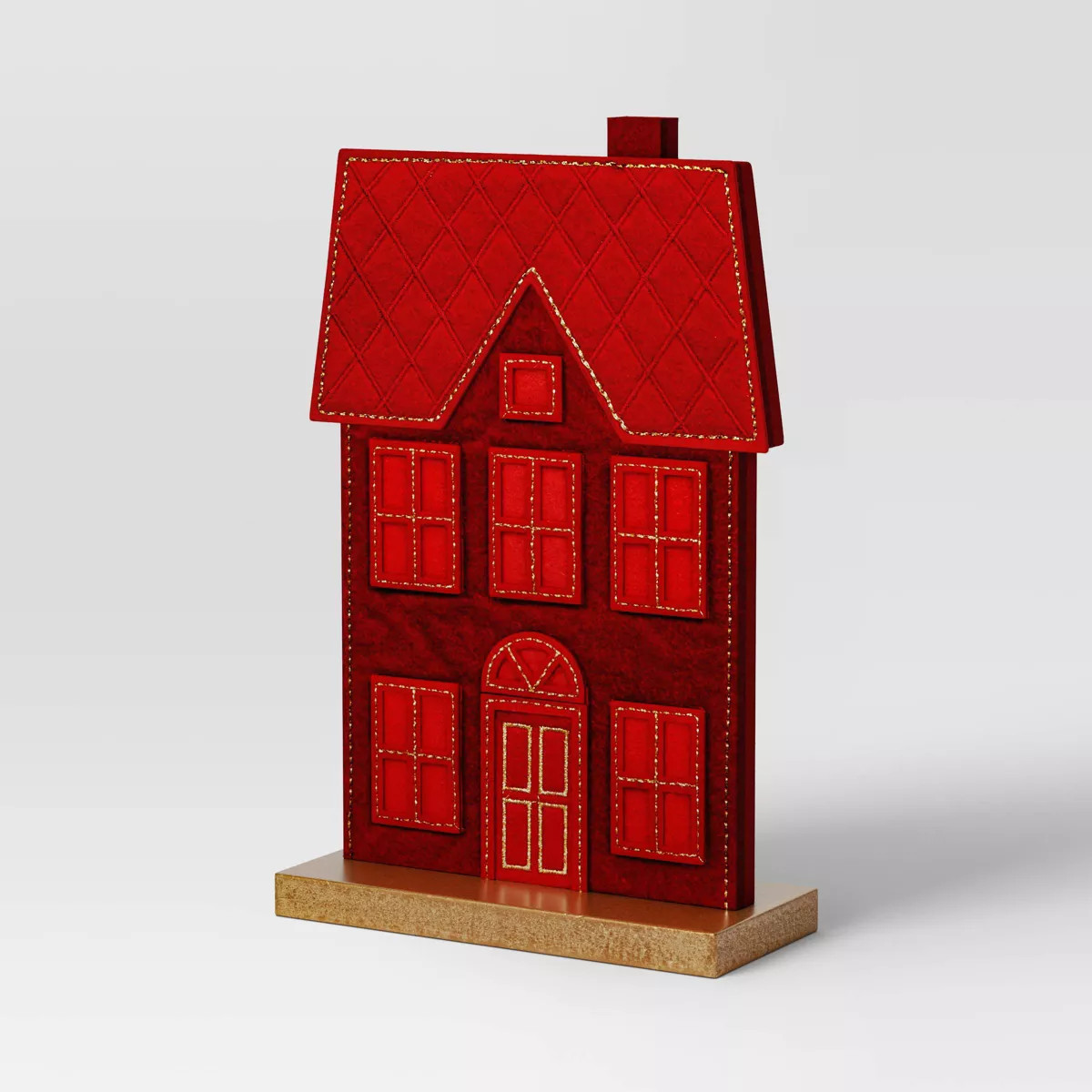 Fabric House Christmas Village Building - Wondershop™ Red | Target