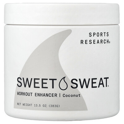 Sports Research, Sweet Sweat®, Workout Enhancer, Coconut, 13.5 oz (383 g) | iHerb